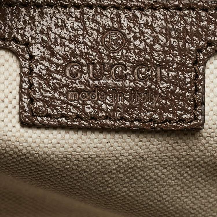 Pre Owned Gucci Beige/Ebony Jumbo GG Canvas Medium Ophidia Tote