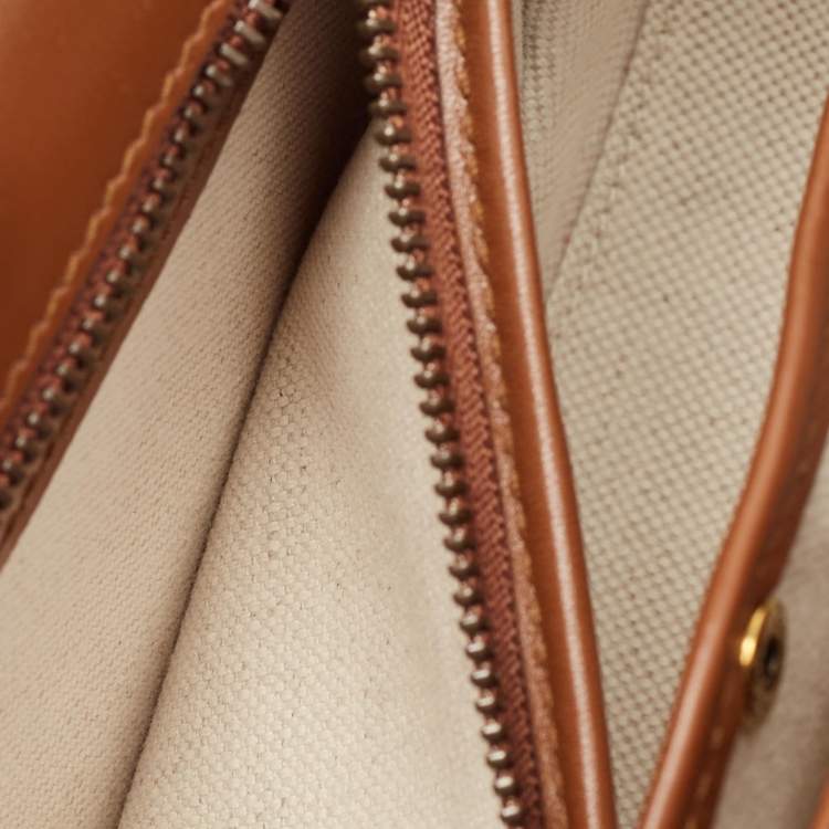 Pre Owned Gucci Brown Leather Small Bamboo 1947 Top Handle Bag