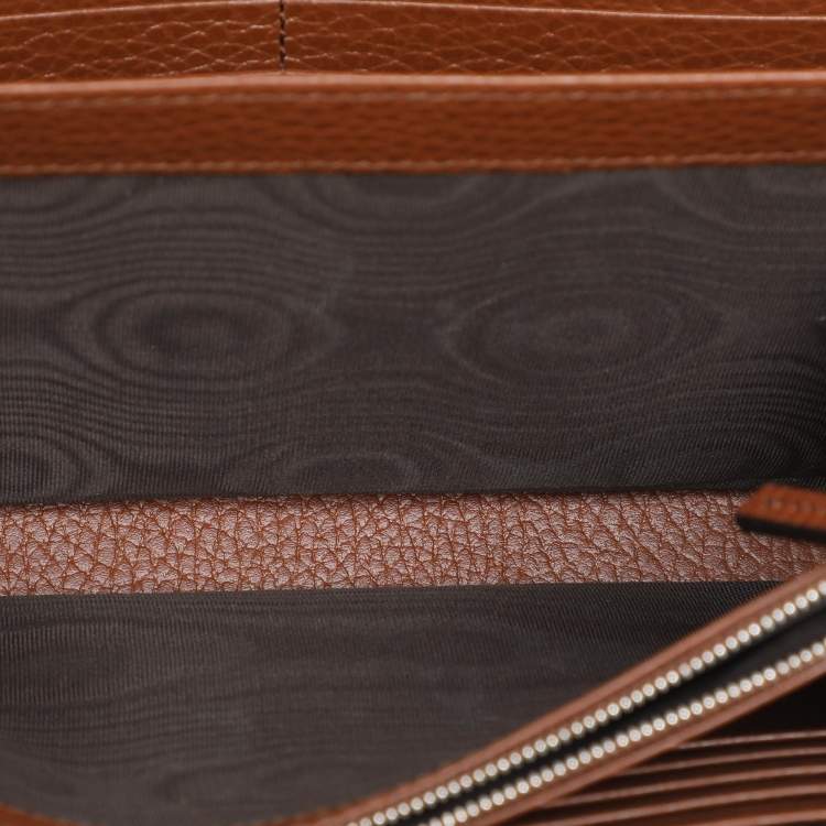Pre Owned Gucci Blue/Brown GG Velvet Mini Dionysus Wallet On Chain