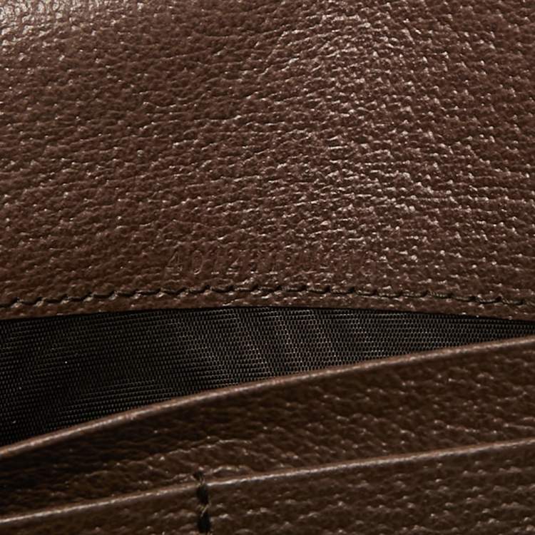 Pre Owned Gucci Brown/Beige Jumbo GG Canvas Dionysus Wallet On Chain