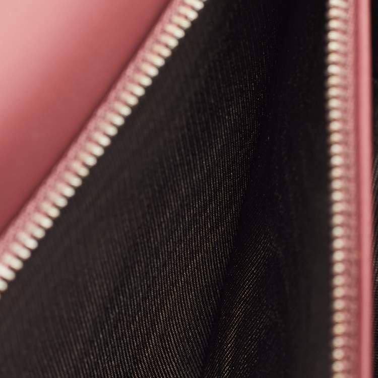 Pre Owned Gucci Multicolor Blooms GG Supreme Canvas Wallet on Chain