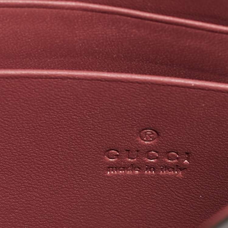 Pre Owned Gucci Multicolor Blooms GG Supreme Canvas Wallet on Chain