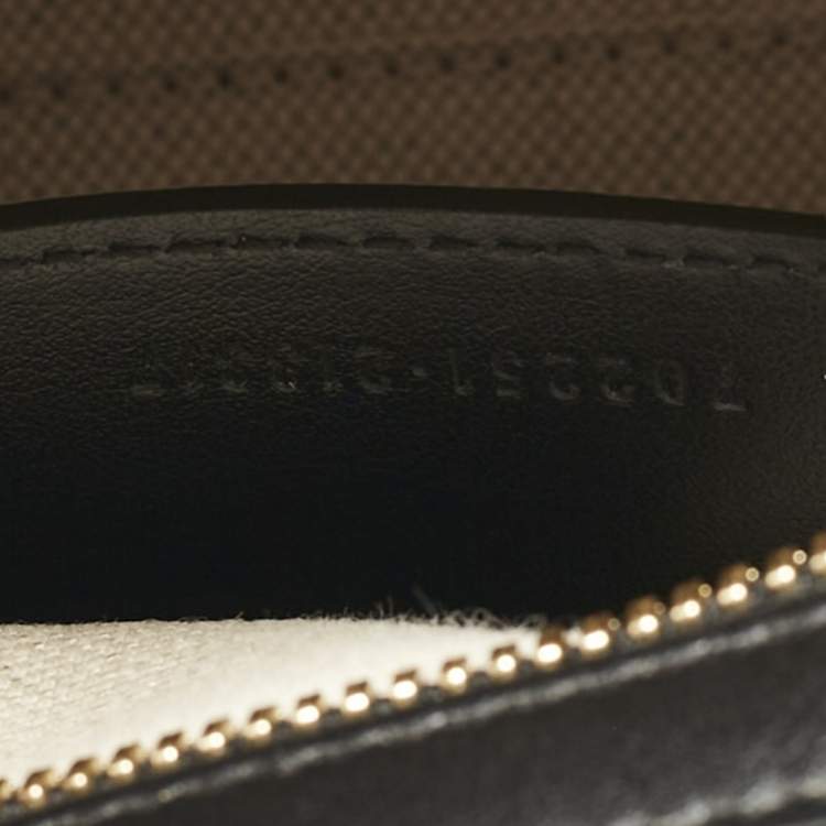 Pre Owned Gucci Black Jumbo GG Matelassé Leather Mini Boston Bag