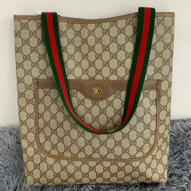 Pre Owned Gucci GG Supreme Canvas Ophidia Shoulder Bag