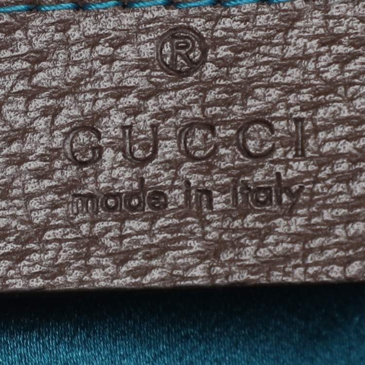 Pre Owned Gucci Brown/Beige GG Supreme Canvas Small Ophidia Shoulder Bag