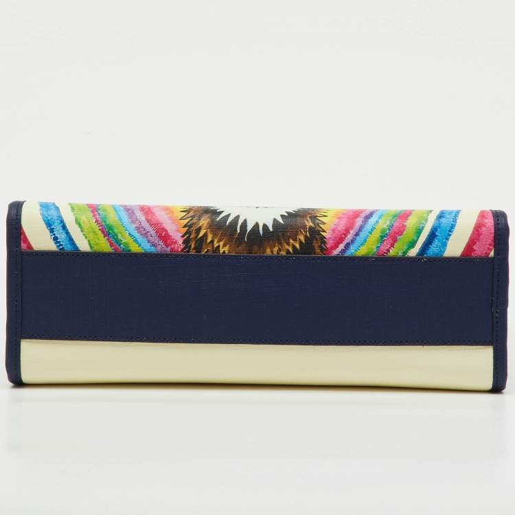 Pre Owned Gucci Multicolor Coated Canvas Louis Wain Cat Rainbow Children's Cat Tote