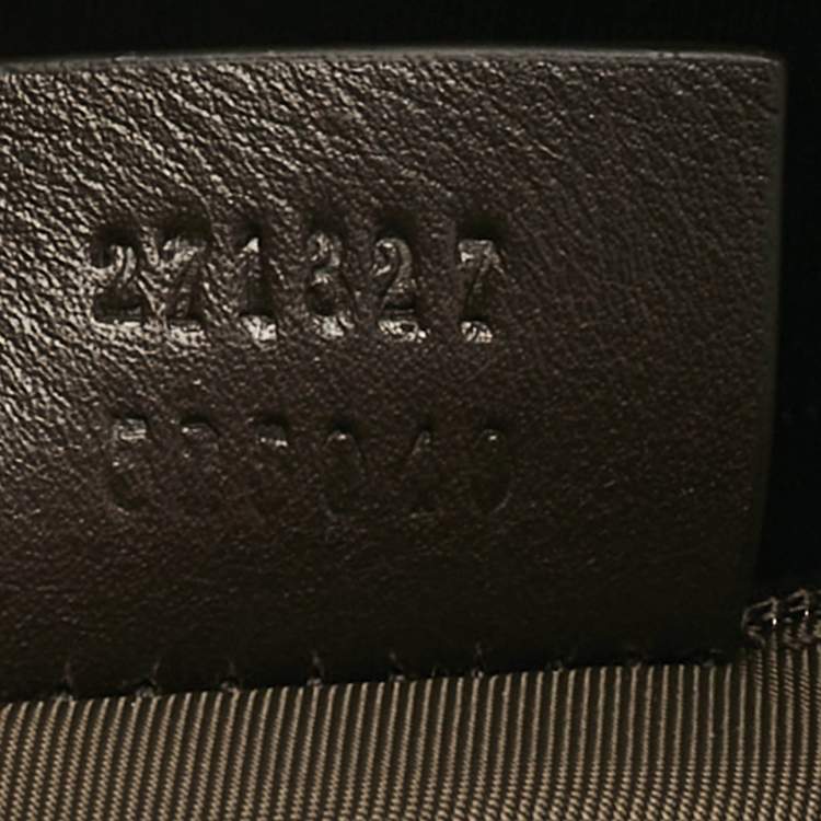 Pre Owned Gucci Beige/Brown GG Supreme Canvas and Leather Backpack