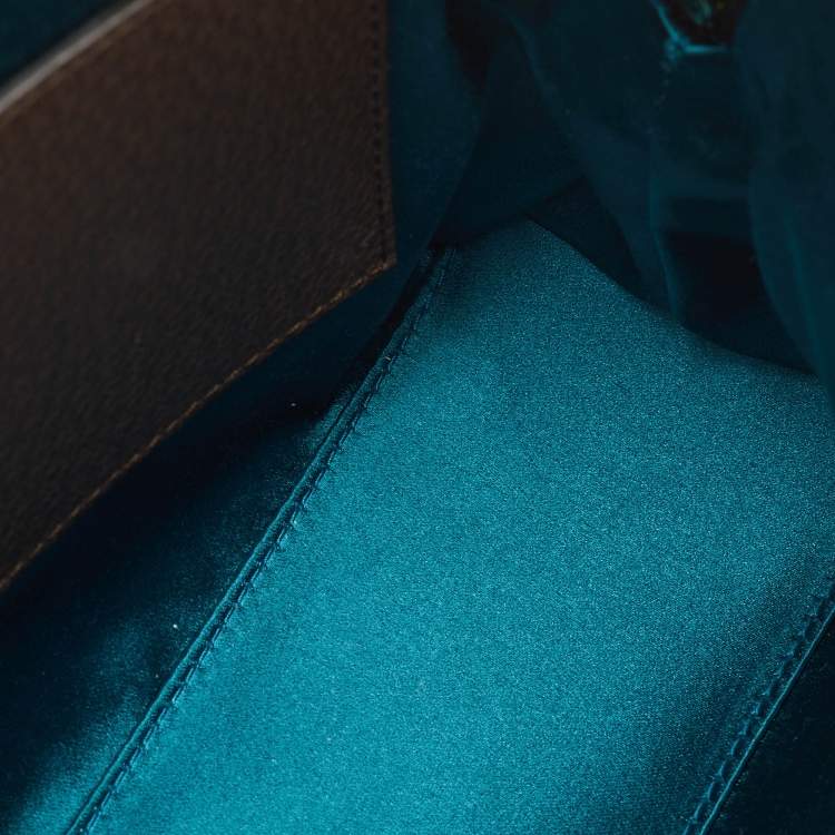 Pre Owned Gucci Ophidia Dome Small Beige/Brown GG Supreme Canvas and Leather Shoulder Bag