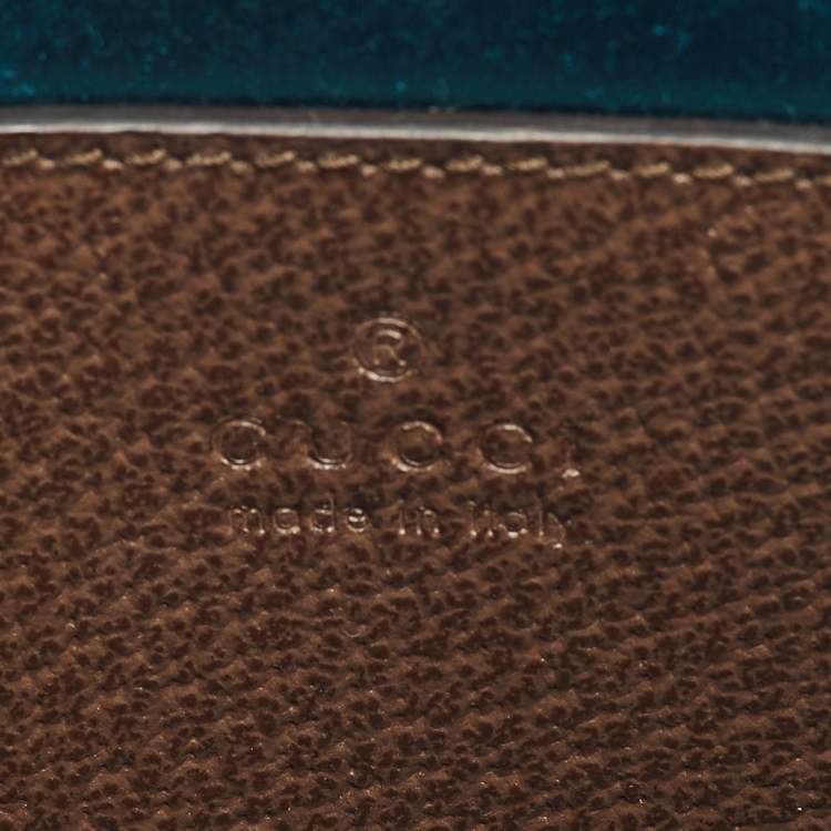 Pre Owned Gucci Ophidia Dome Small Beige/Brown GG Supreme Canvas and Leather Shoulder Bag