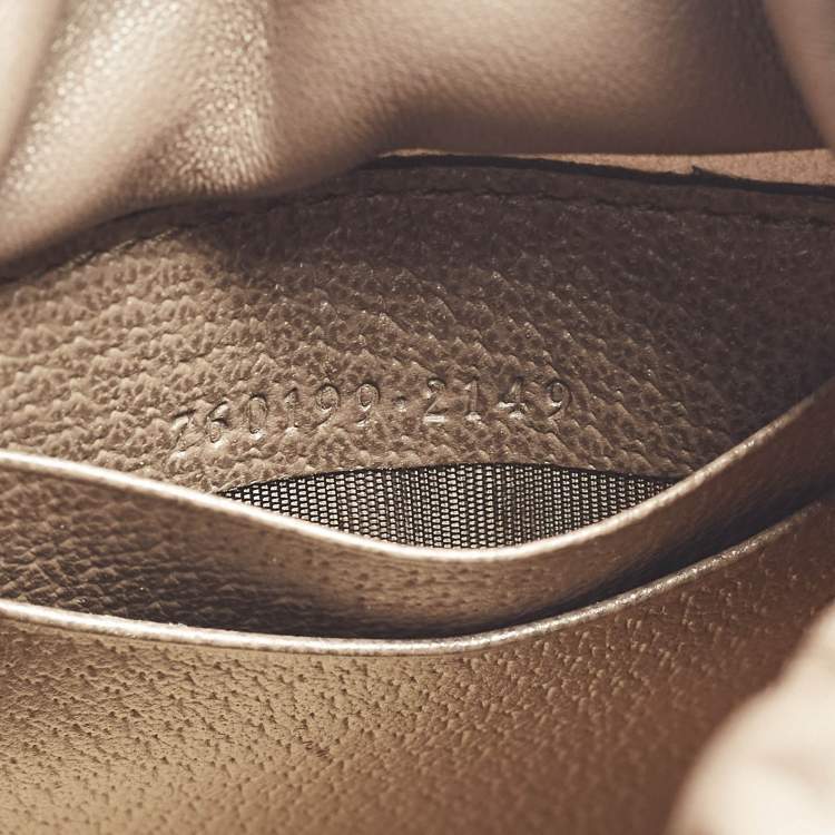 مملوكة مسبقًا Gucci Ophidia Mini Beige/Brown GG Supreme Canvas and Leather Bucket Bag