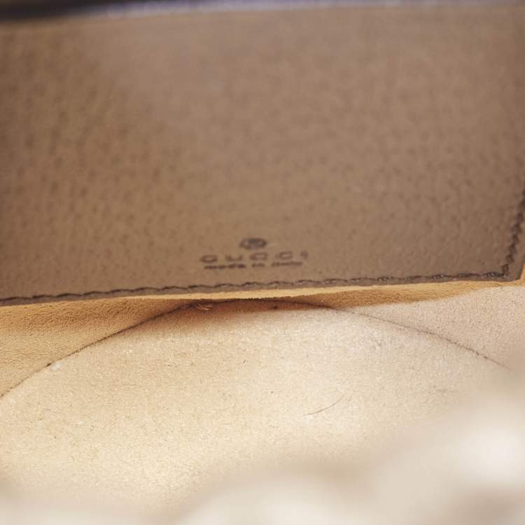 مملوكة مسبقًا Gucci Ophidia Mini Beige/Brown GG Supreme Canvas and Leather Bucket Bag