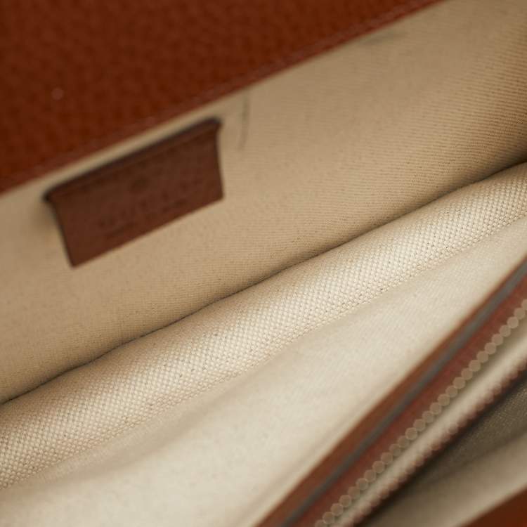 Pre Owned Gucci Dionysus Small Blue/Brown GG Denim and Leather Shoulder Bag