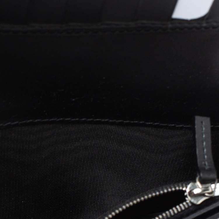 Pre Owned Gucci Beige GG Supreme Canvas Tiger Print Long Bifold Wallet