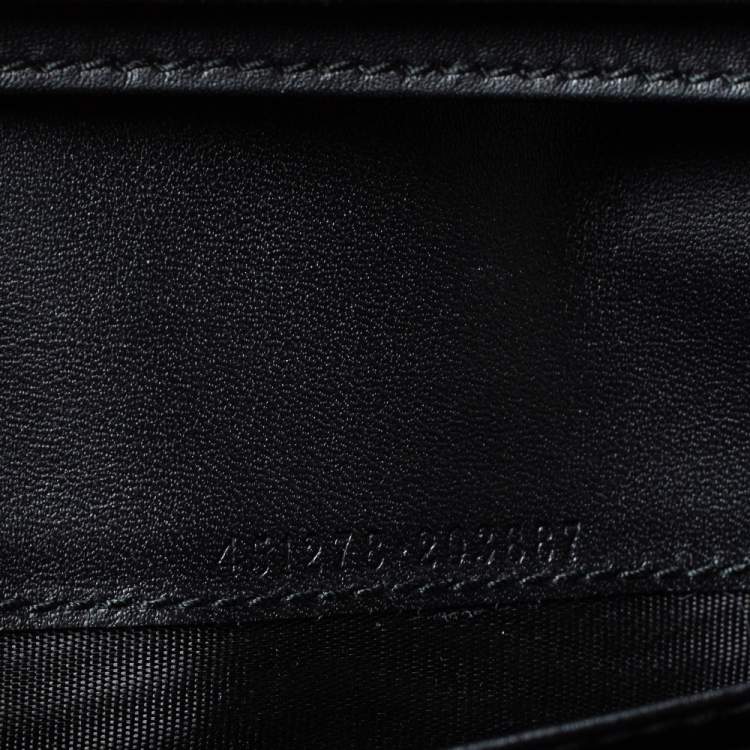 Pre Owned Gucci Beige GG Supreme Canvas Tiger Print Long Bifold Wallet