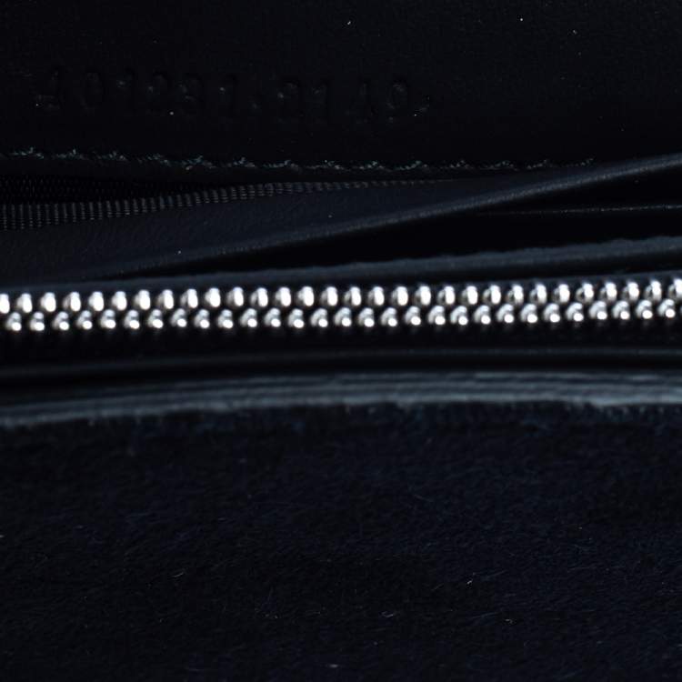 Pre Owned Gucci Black Suede Dionysus Wallet On Chain           