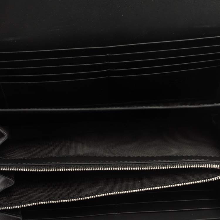 Pre Owned Gucci Black Suede Dionysus Wallet On Chain           