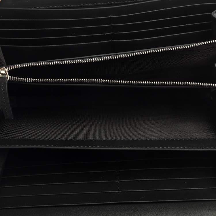 Pre Owned Gucci Black Suede Dionysus Wallet On Chain           