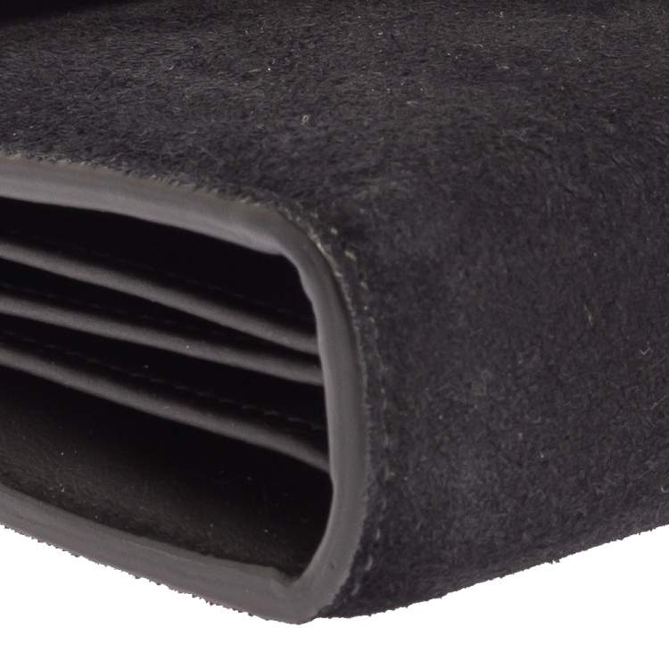 Pre Owned Gucci Black Suede Dionysus Wallet On Chain           