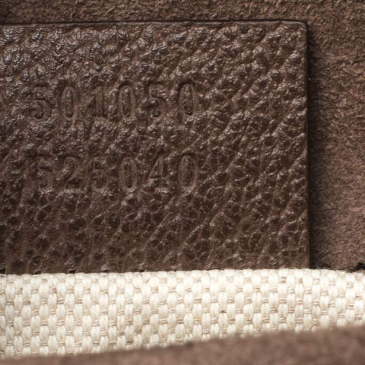 Pre Owned Gucci Brown Suede and Leather Web Neo Crossbody Bag