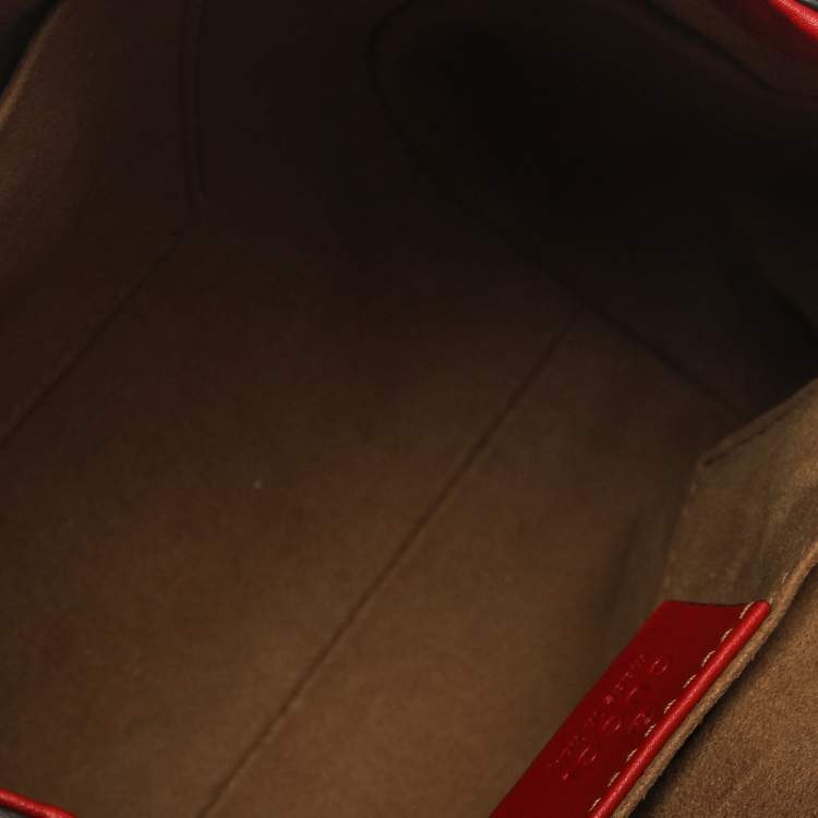 Pre Owned Gucci Multicolor GG Supreme Canvas and Leather Padlock Backpack