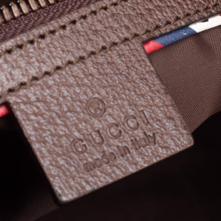 مملوكة مسبقًا Gucci Beige GG Supreme Canvas Courrier Soft Drawstring Backpack