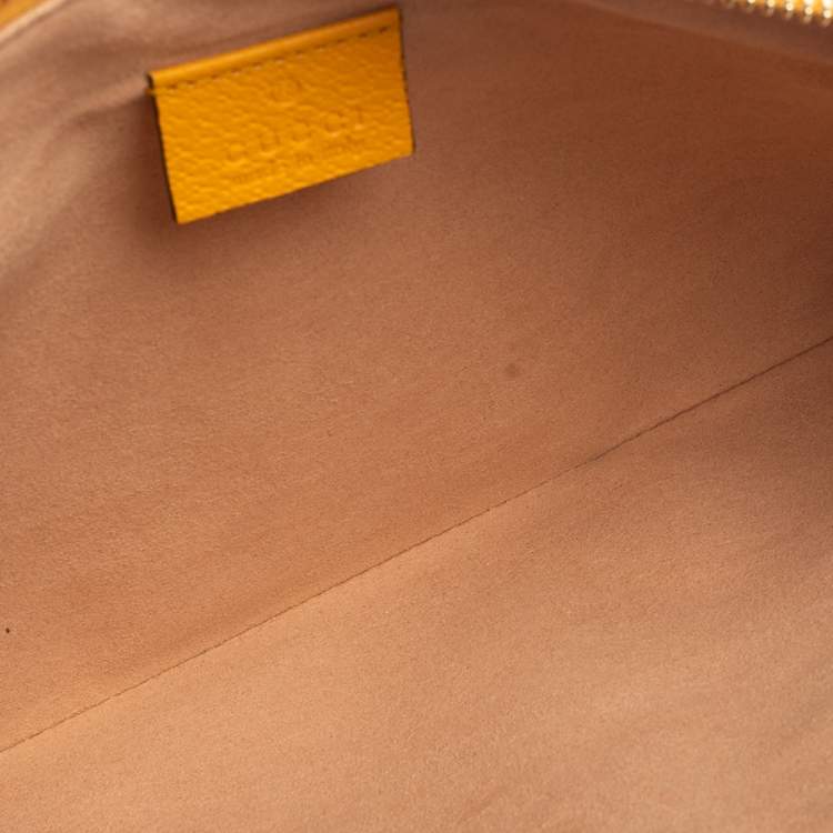 Pre Owned Gucci Multicolor Flora GG Supreme Ophidia Pouch 