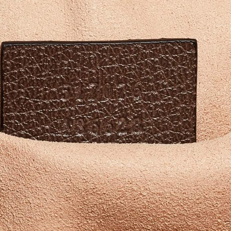 Pre Owned Gucci Beige Coated Canvas And Leather Ophidia Belt Bag