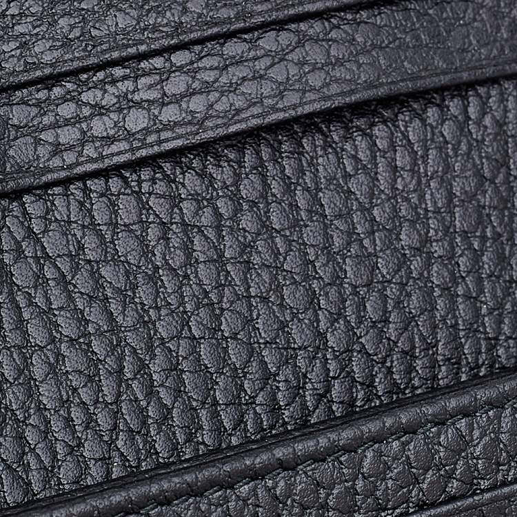 Pre Owned Gucci Black Leather GG Marmont Limited Edition Bosco Card Case
