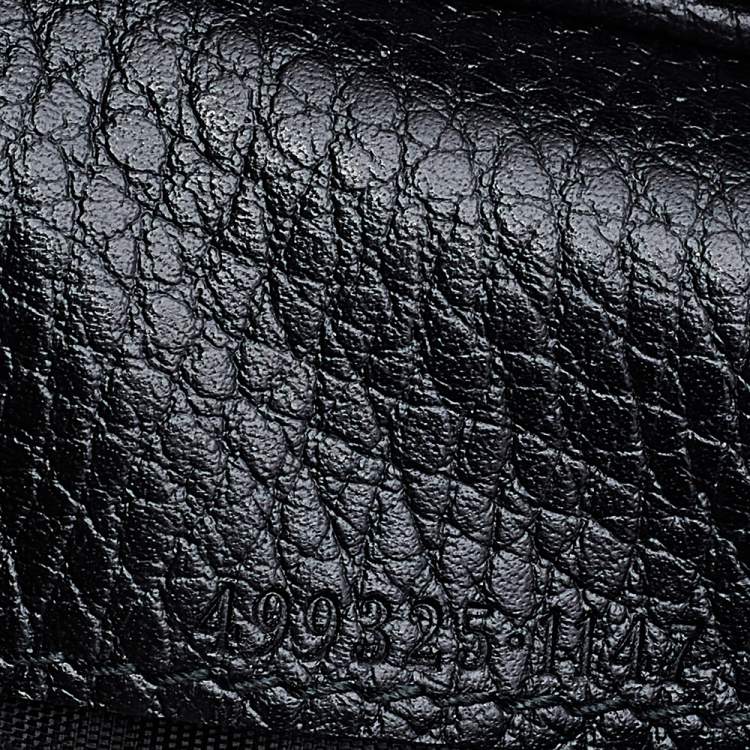Pre Owned Gucci Black Leather GG Marmont Limited Edition Bosco Card Case