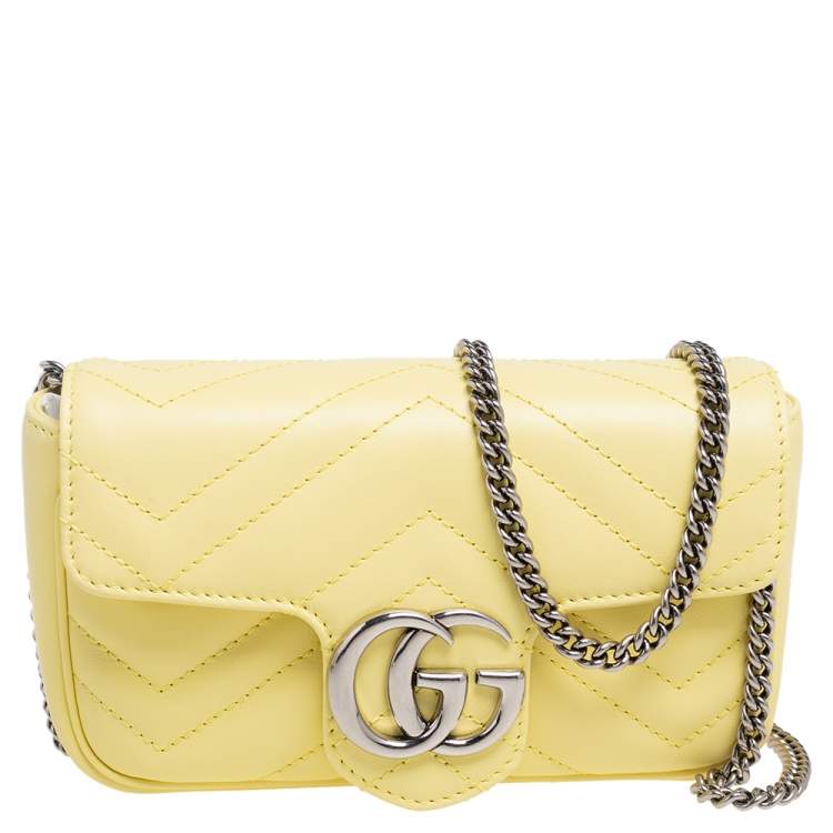 gucci marmont mini yellow