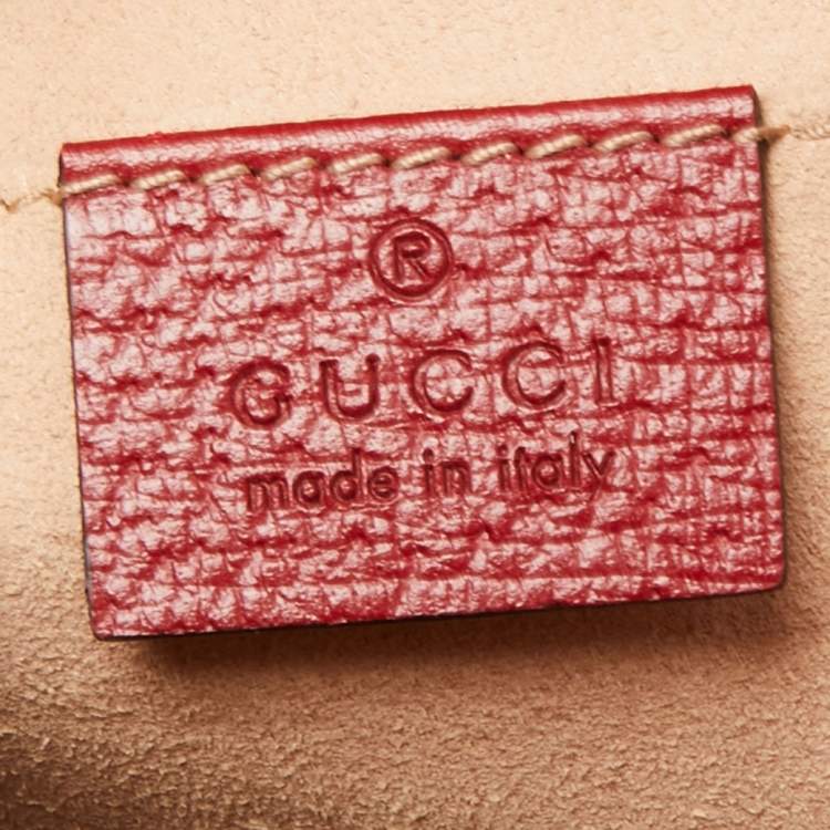 Pre Owned Gucci Multicolor GG Supreme Flora Canvas and Leather Small Ophidia Tote