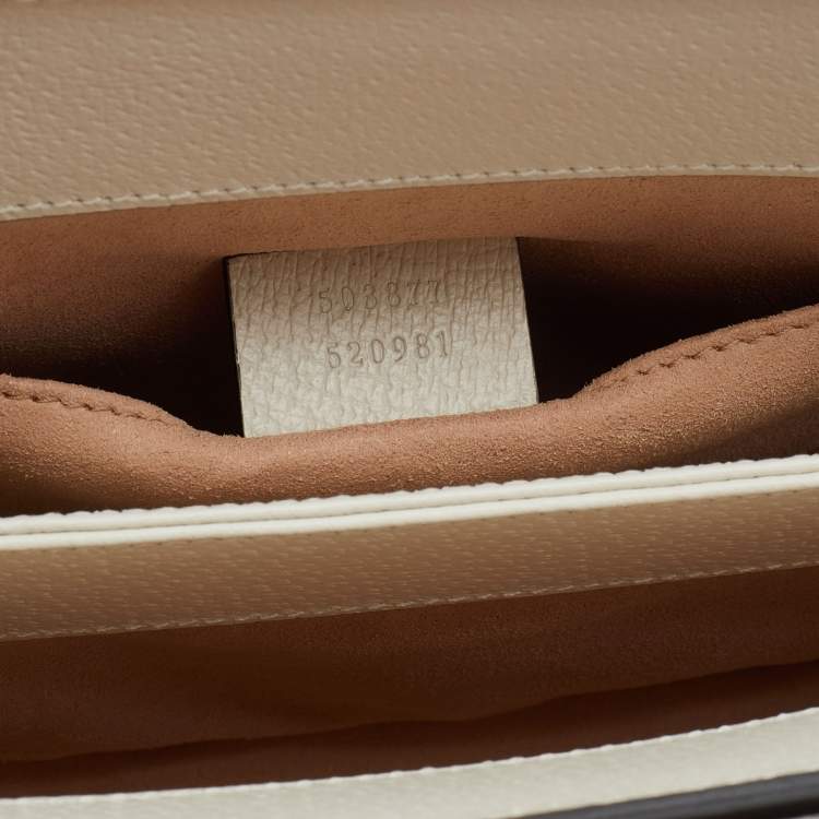 Pre Owned Gucci Multicolor GG Supreme Canvas And Leather Small Ophidia Flora Shoulder Bag