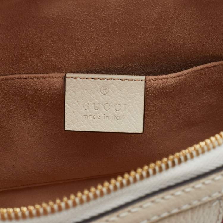 Pre Owned Gucci Multicolor GG Supreme Canvas And Leather Small Ophidia Flora Dome Bag