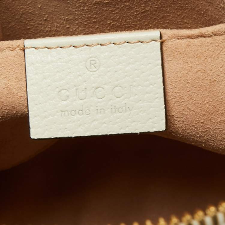 Pre Owned Gucci Multicolor GG Supreme Canvas and Leather Ophidia Flora Dome Bag