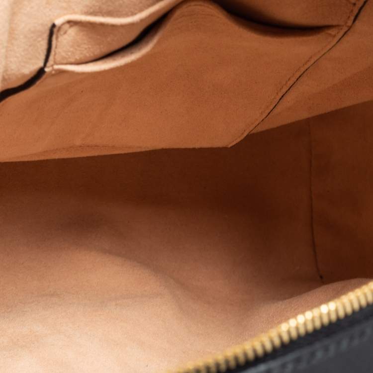 مملوكة مسبقًا Gucci Beige/Black GG Supreme Canvas And Leather Small Bees Backpack