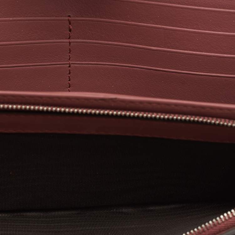 Pre Owned Gucci Multicolor GG Supreme Blooms Canvas and Leather Dionysus Wallet On Chain