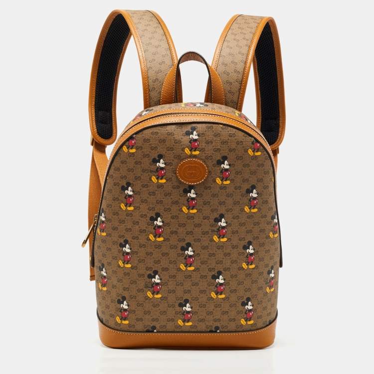 Gucci x Disney Micro GG Supreme Mickey Mouse Round Shoulder Bag