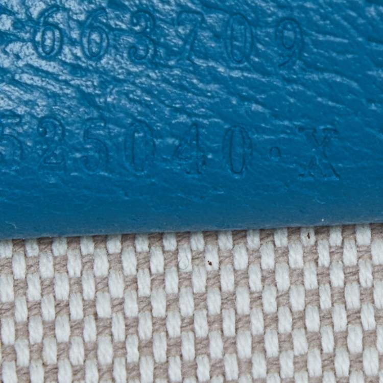 Pre Owned Gucci Multicolor Square G Embroidered Fabric Mykonos Striped Tote