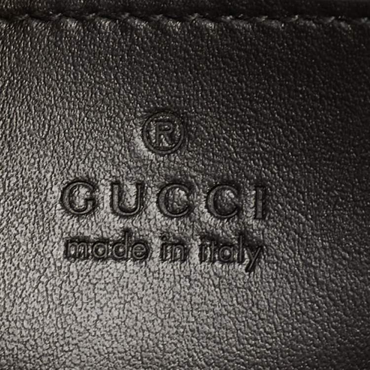 مملوكة مسبقًا Gucci Black GG Matelassé Leather Mini Bag