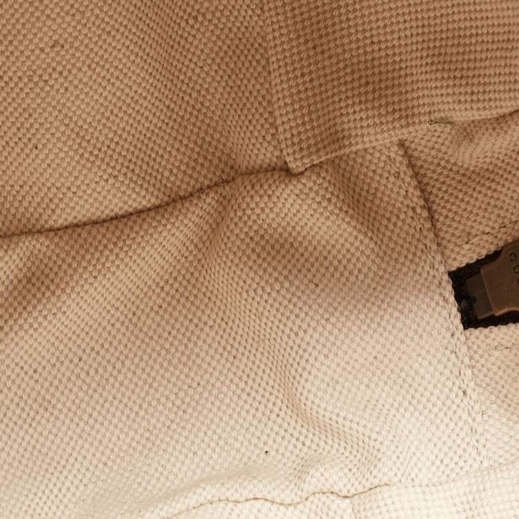 Pre Owned Gucci Beige/Ebony GG Supreme Canvas Mini Ophidia Basketball Bag