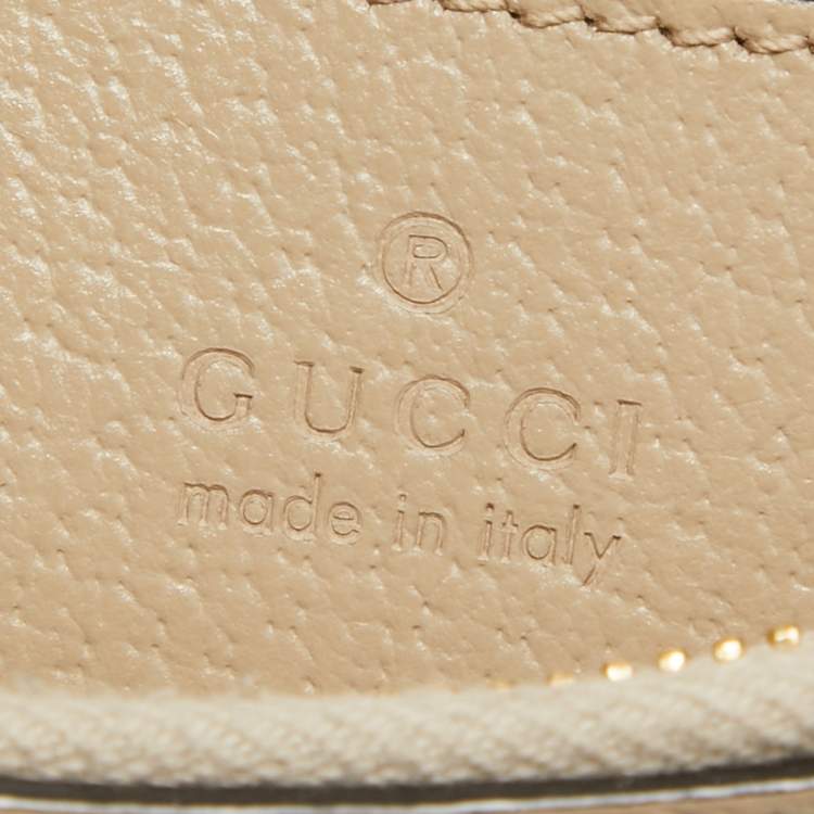Pre Owned Gucci Beige/White GG Supreme Canvas Small Ophidia Bag