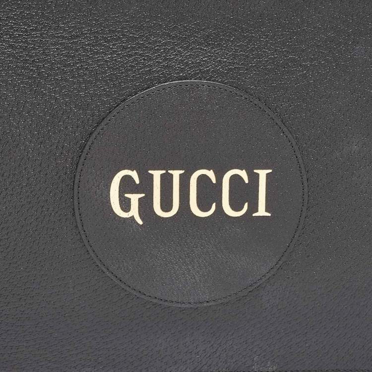Pre Owned Gucci Black Leather Off The Grid Clutch
