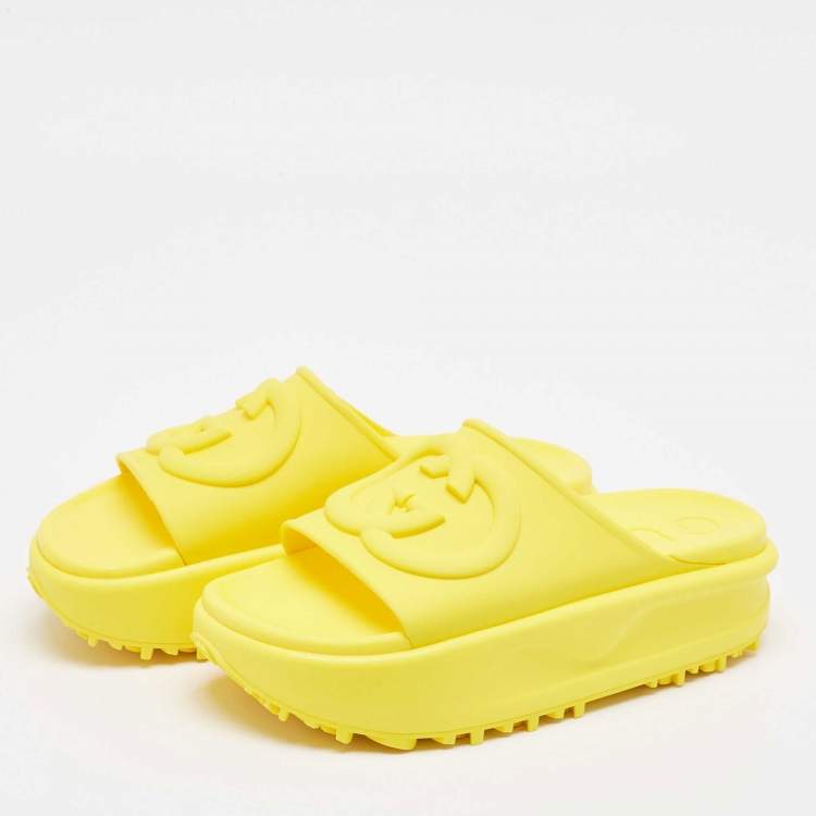 yellow gucci sandals