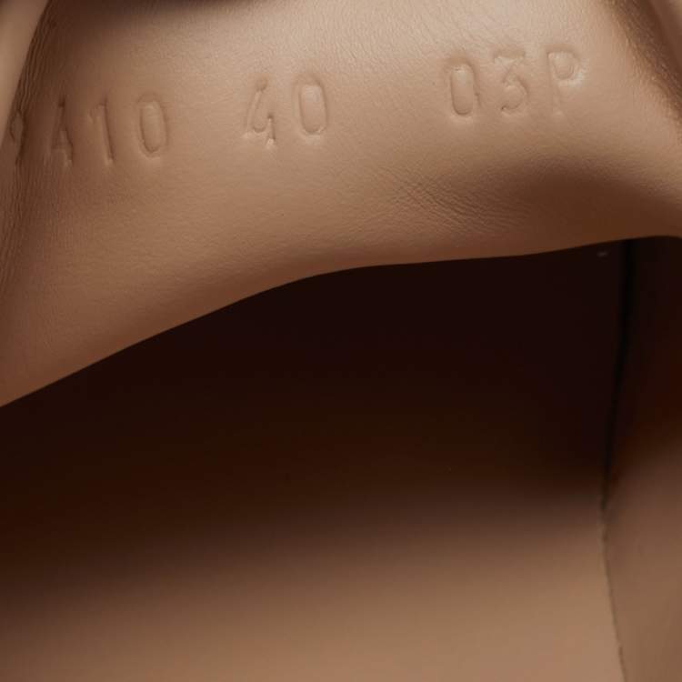 مملوكة مسبقًا Gucci Ace Size 40 Beige/Brown GG Supreme Canvas Low Top Sneakers