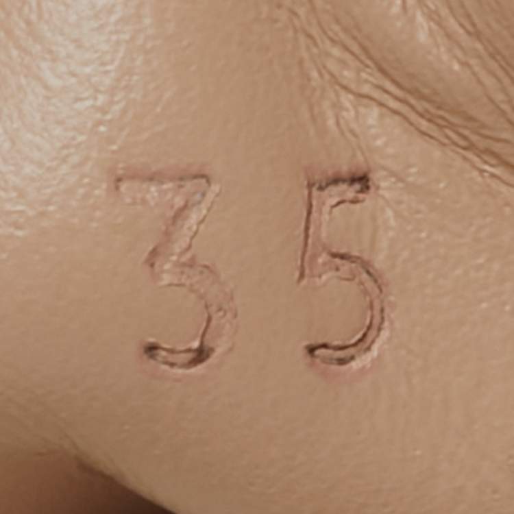 Pre Owned Gucci Flashtrek Chunky Size 35 White Leather Low Top Sneakers