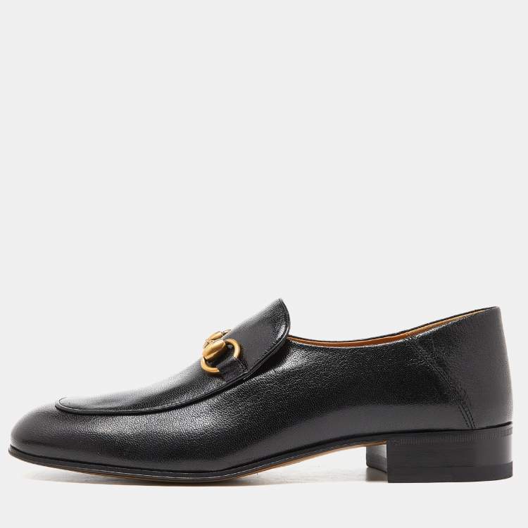 Gucci Black Leather Horsebit Loafers Size 38.5 Gucci | The Luxury Closet