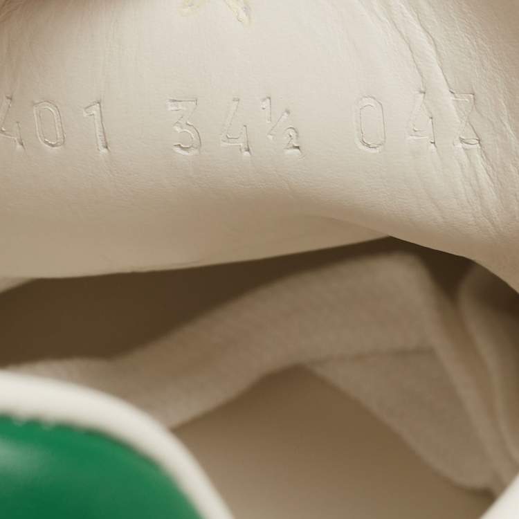 Pre Owned Gucci x Disney White Leather Donald Duck Ace Sneakers Size 34.5