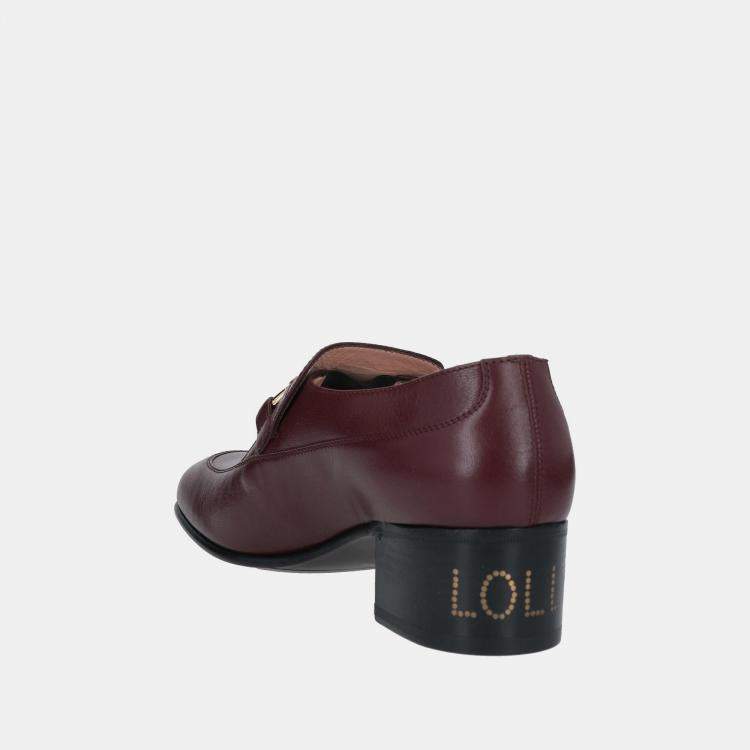 Pre Owned Gucci Brown Leather Loafers Size 36.5