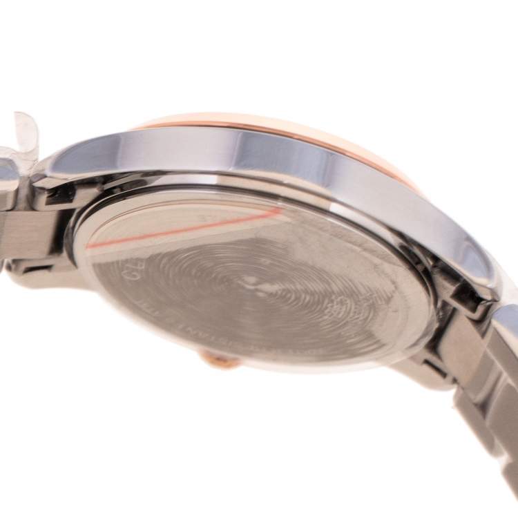 Pre Owned  Gucci Mother Of Pearl Two Tone Stainless Steel YA126544 Women's Wristwatch 27 mm