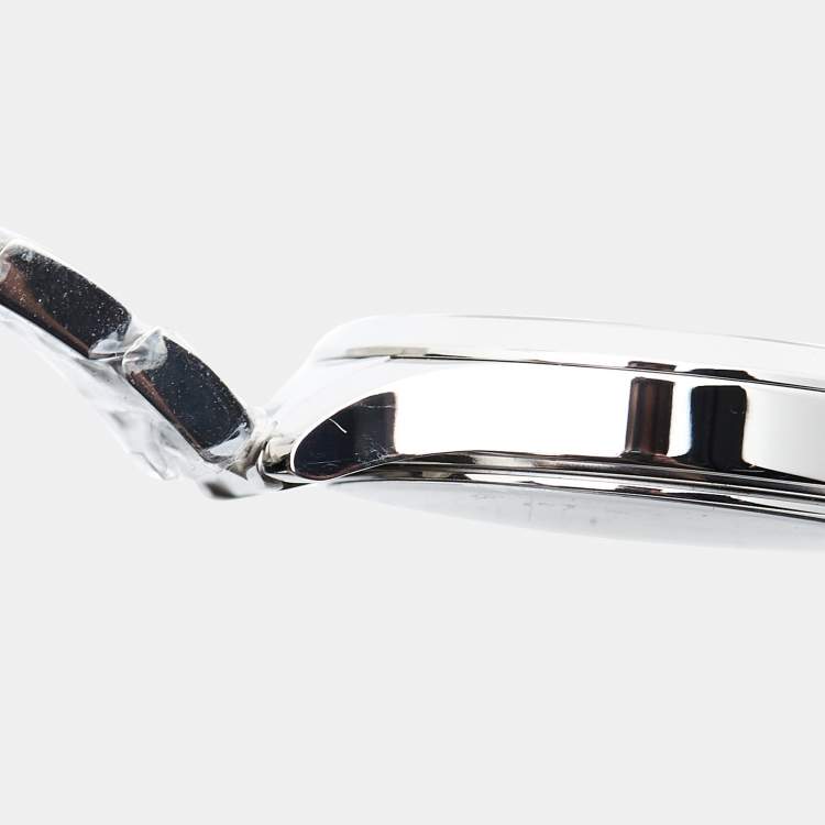Pre Owned Gucci Silver Stainless Steel G-Timeless YA126551 Men's Wristwatch 27 mm